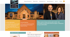 Desktop Screenshot of northernvisioneyecare.com